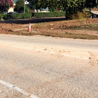 El temporal de pluges torrencials deixa empremta al seu pas per Palau