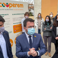 El president Aragonès visita PsiP