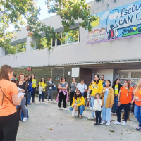 Pancarta per a la Inclusió Educativa