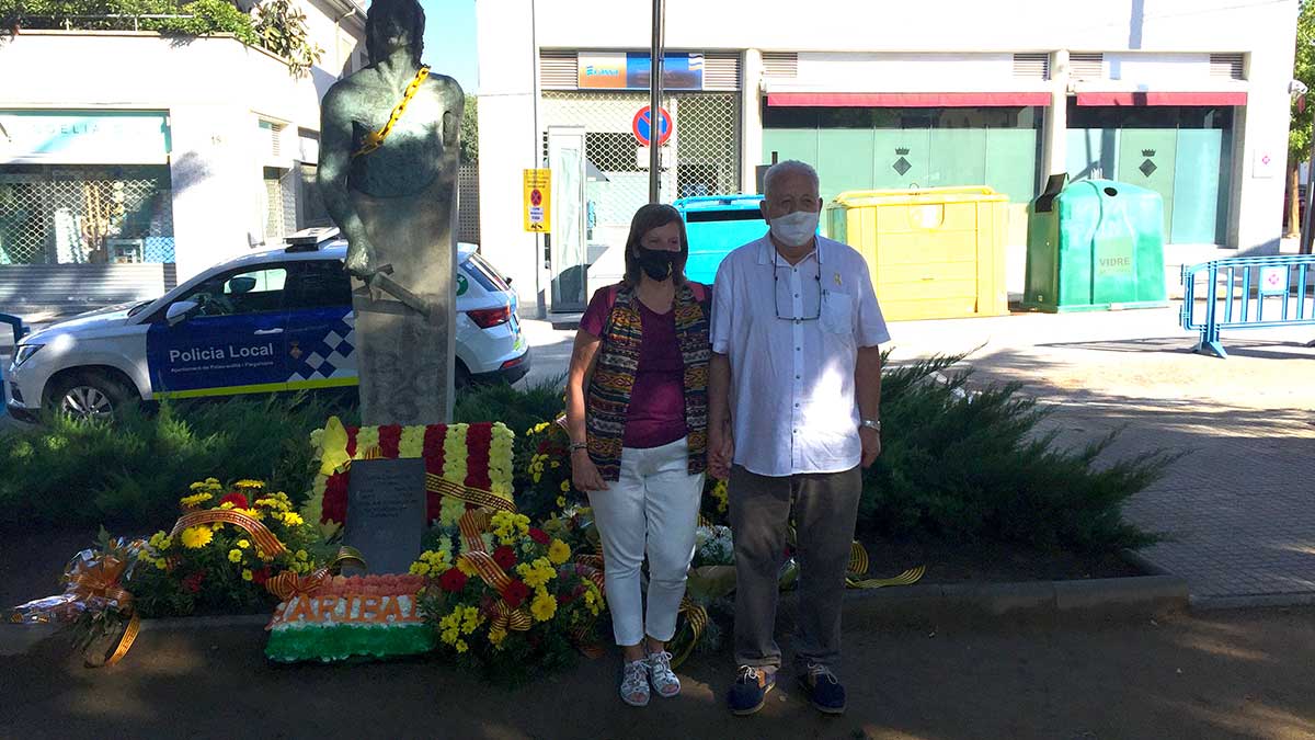 <i class='fas fa-caret-right fa-lg' ></i> Ofrena floral | Associació Amics Josep Maria Cristià.