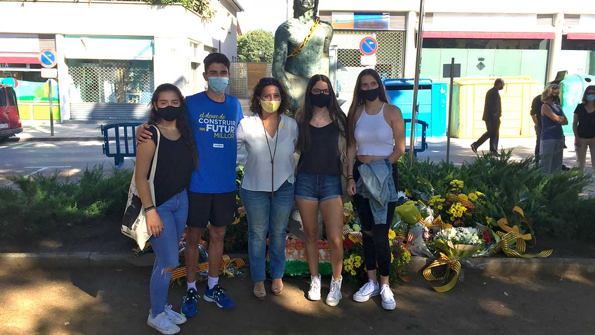 <i class='fas fa-caret-right fa-lg' ></i> Ofrena floral | Colles de ball de Gitanes.